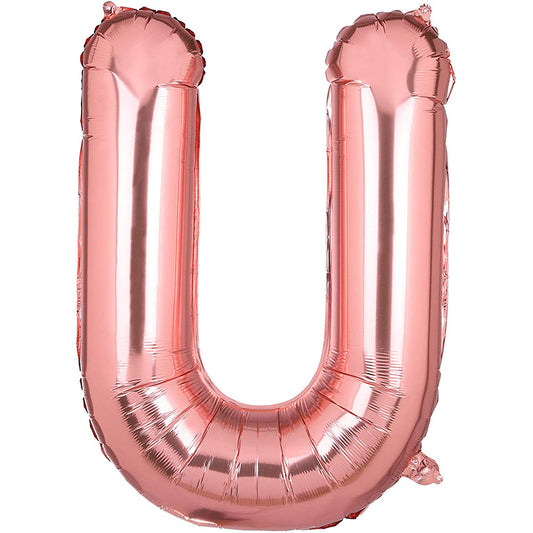 16" Bronze U Harf Folyo Balon