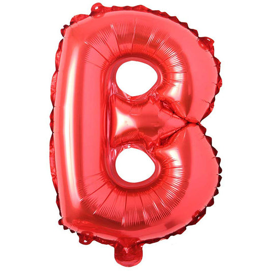 16" Kırmızı Harf Folyo Balon - B