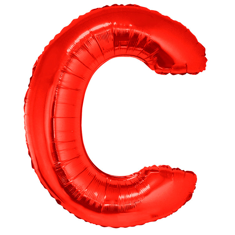 16" Kırmızı Harf Folyo Balon - C