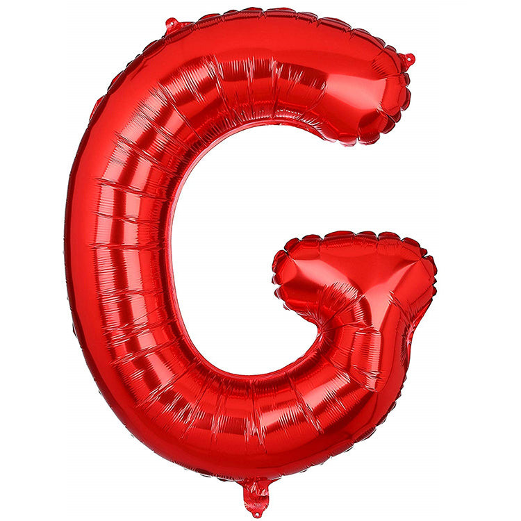 16" Kırmızı Harf Folyo Balon - G