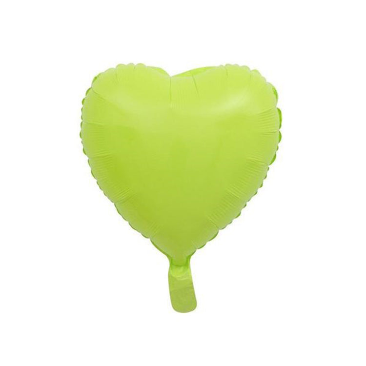 Makaron Yeşil Kalp Folyo Balon