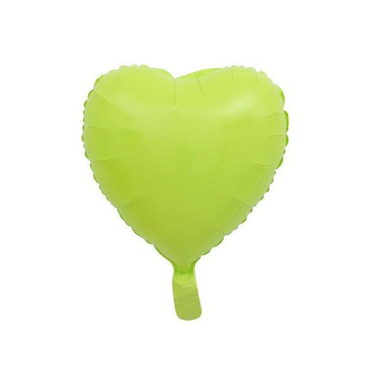 Makaron Yeşil Kalp Folyo Balon