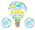 Mavi Welcome Baby 3'lü Folyo Balon Seti