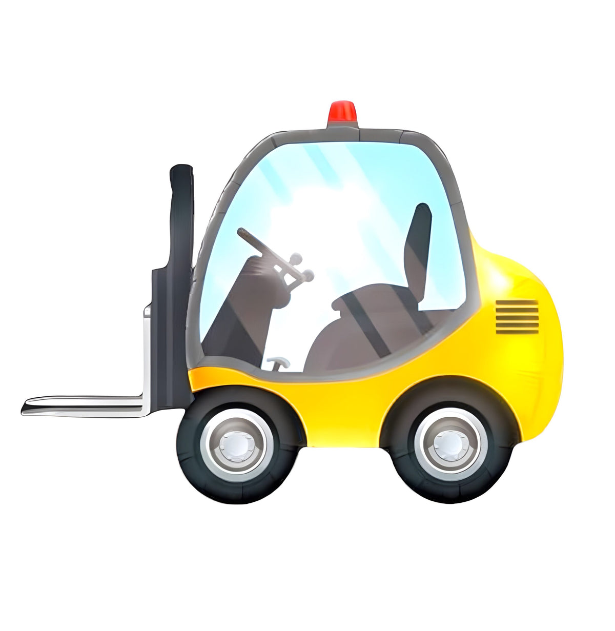 Sarı Forklift Folyo Balon