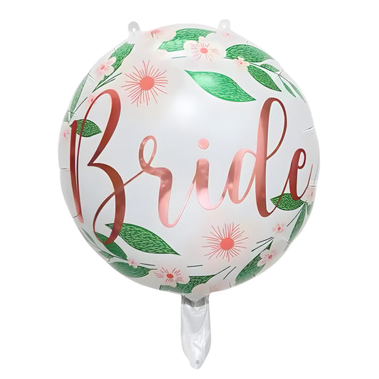 Bride Yuvarlak Folyo Balon