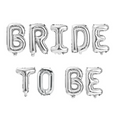 16" Gümüş Bride To Be Folyo Balon