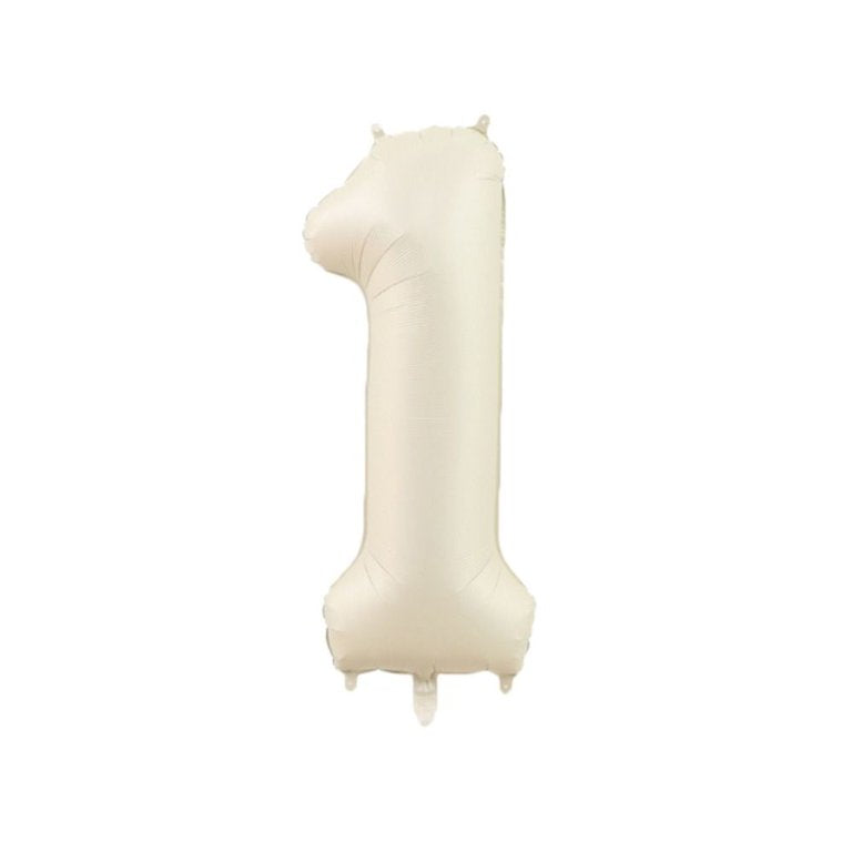 34" Krem Rakam Folyo Balon - 1