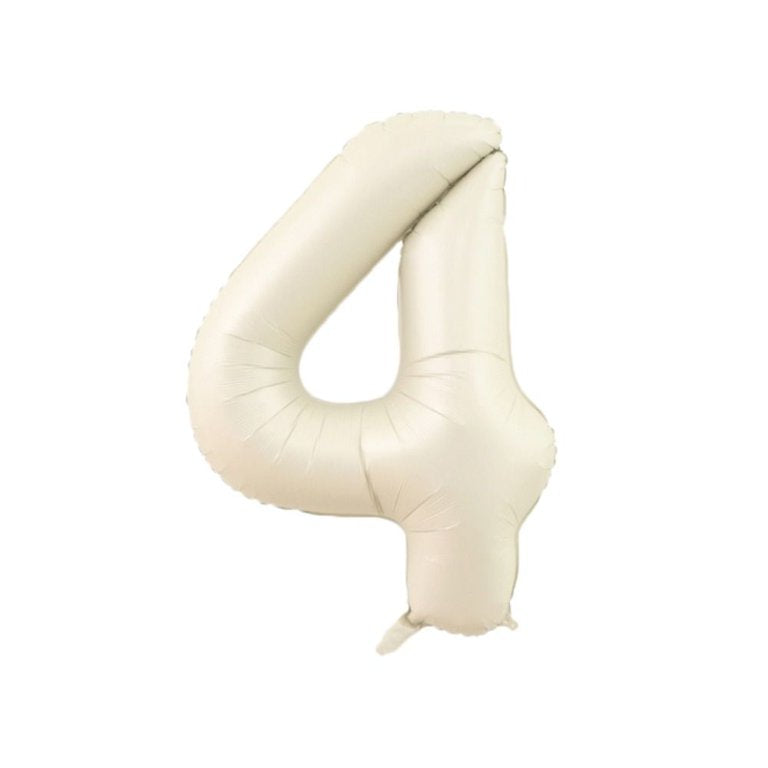 34" Krem Rakam Folyo Balon - 4