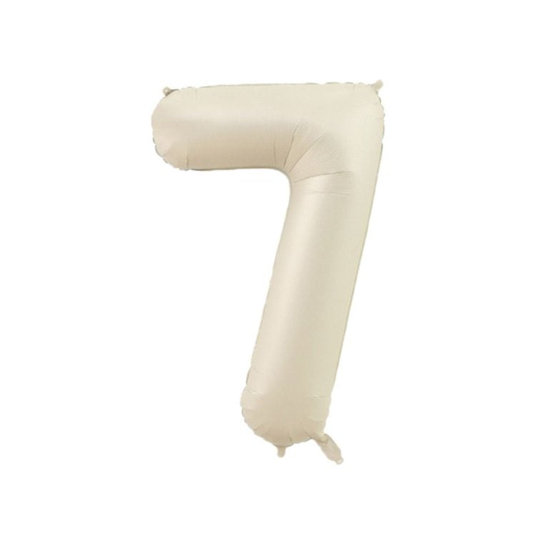 34" Krem Rakam Folyo Balon - 7