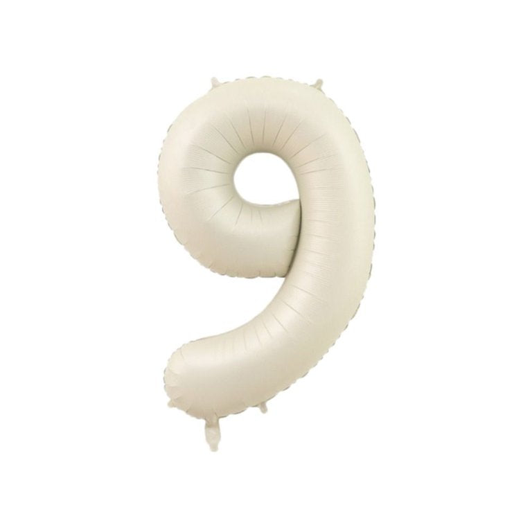 34" Krem Rakam Folyo Balon - 9