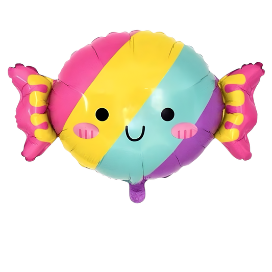 Çok Renkli Şeker Folyo Balon
