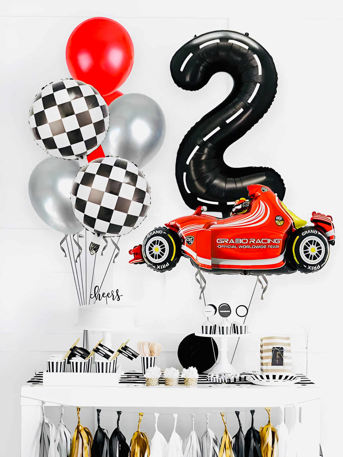 Yarış Arabası Folyo Balon