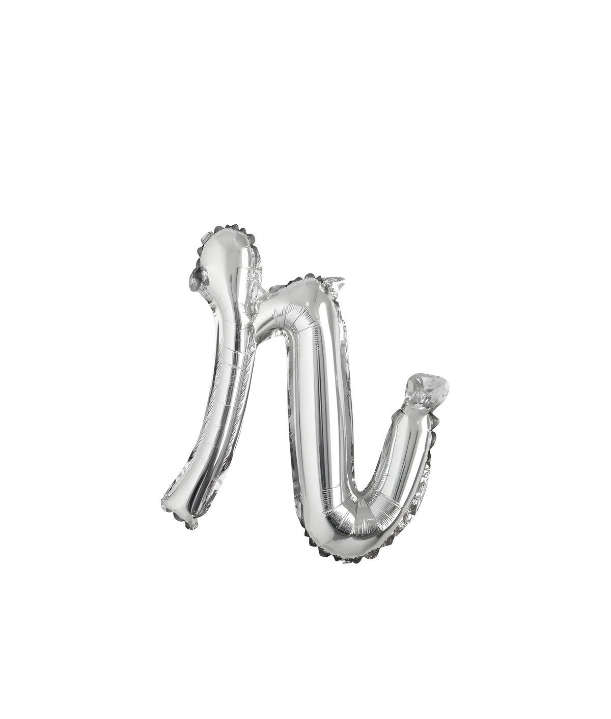 18" El Yazısı Gümüş Harf Folyo Balon - R