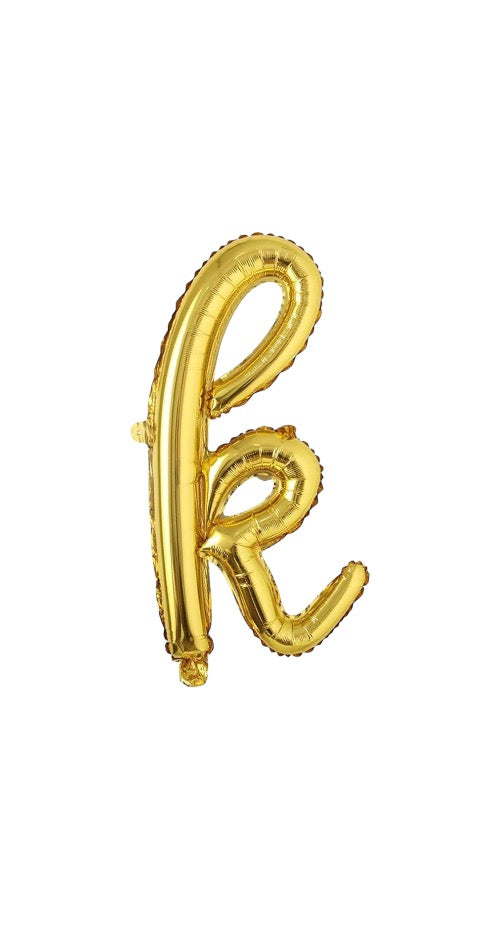 18" El Yazısı Gold Harf Folyo Balon - K