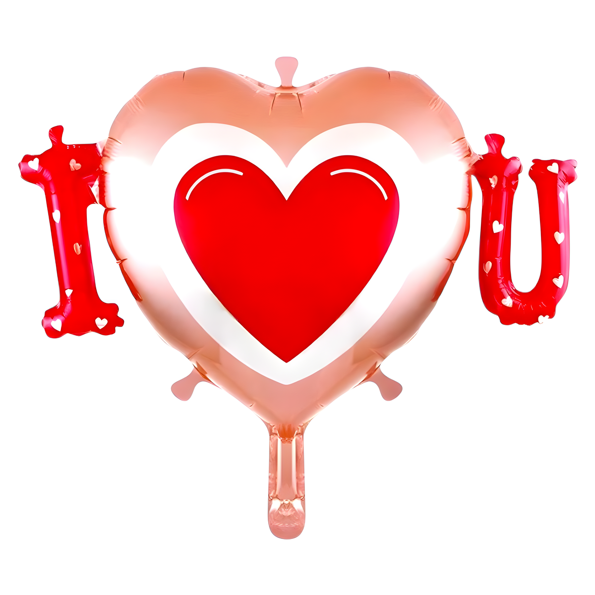 I Love U Yazı Folyo Balon