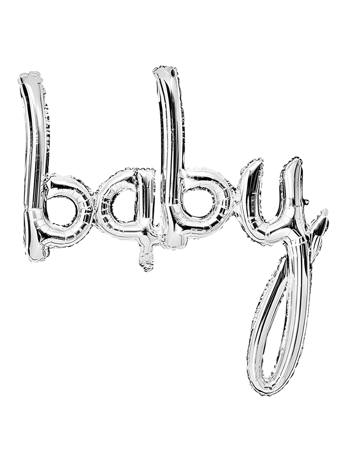 Gümüş Baby Birleşik Yazı Folyo Balon