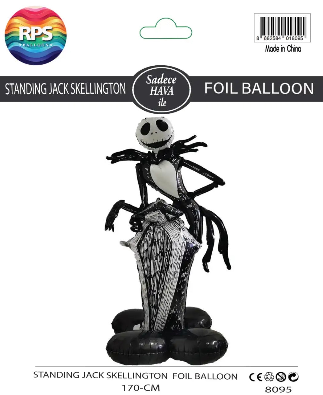 Ayaklı Hayalet Adam Folyo Balon