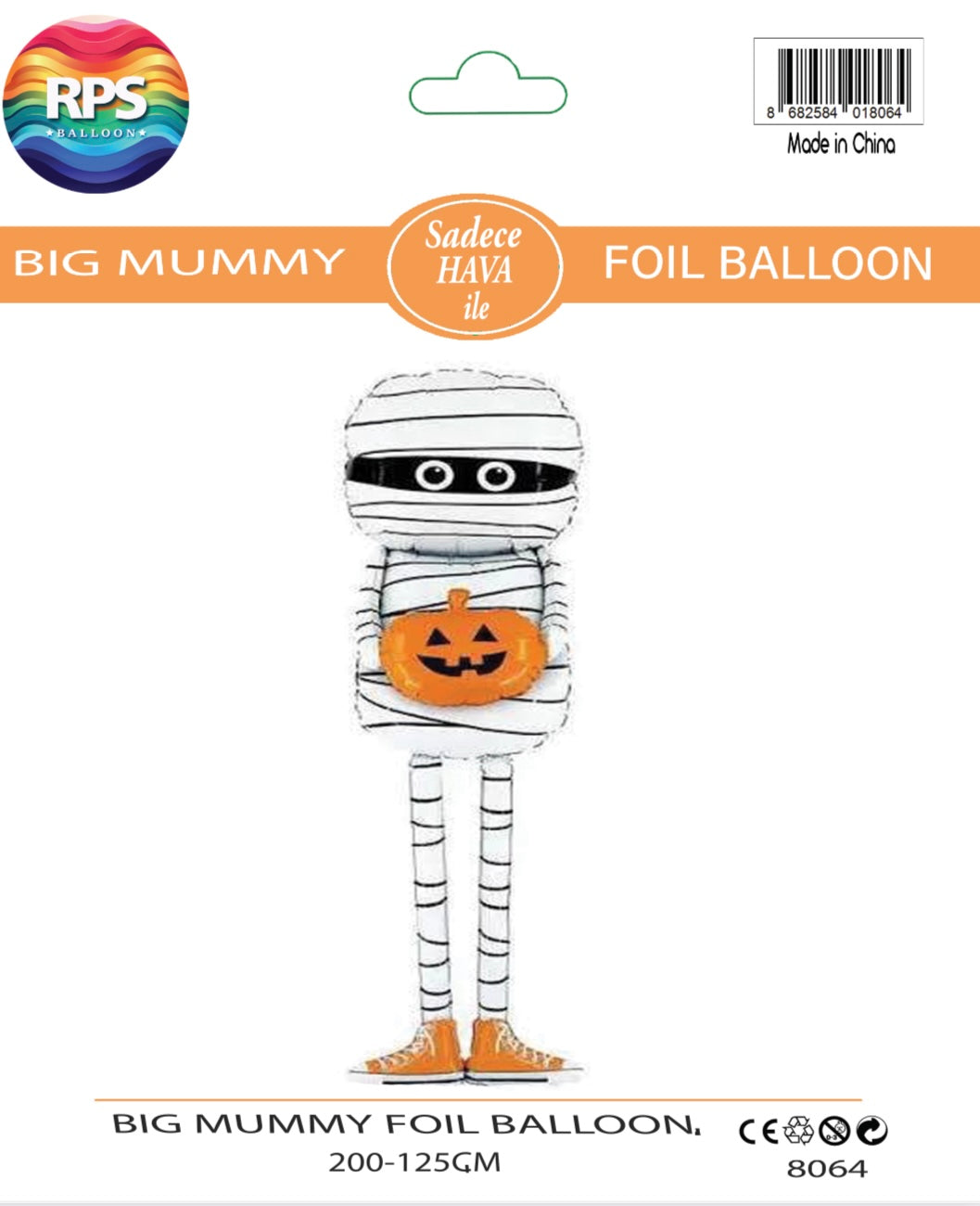 Büyük Mumya Folyo Balon