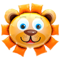27" Aslan Kafa Folyo Balon