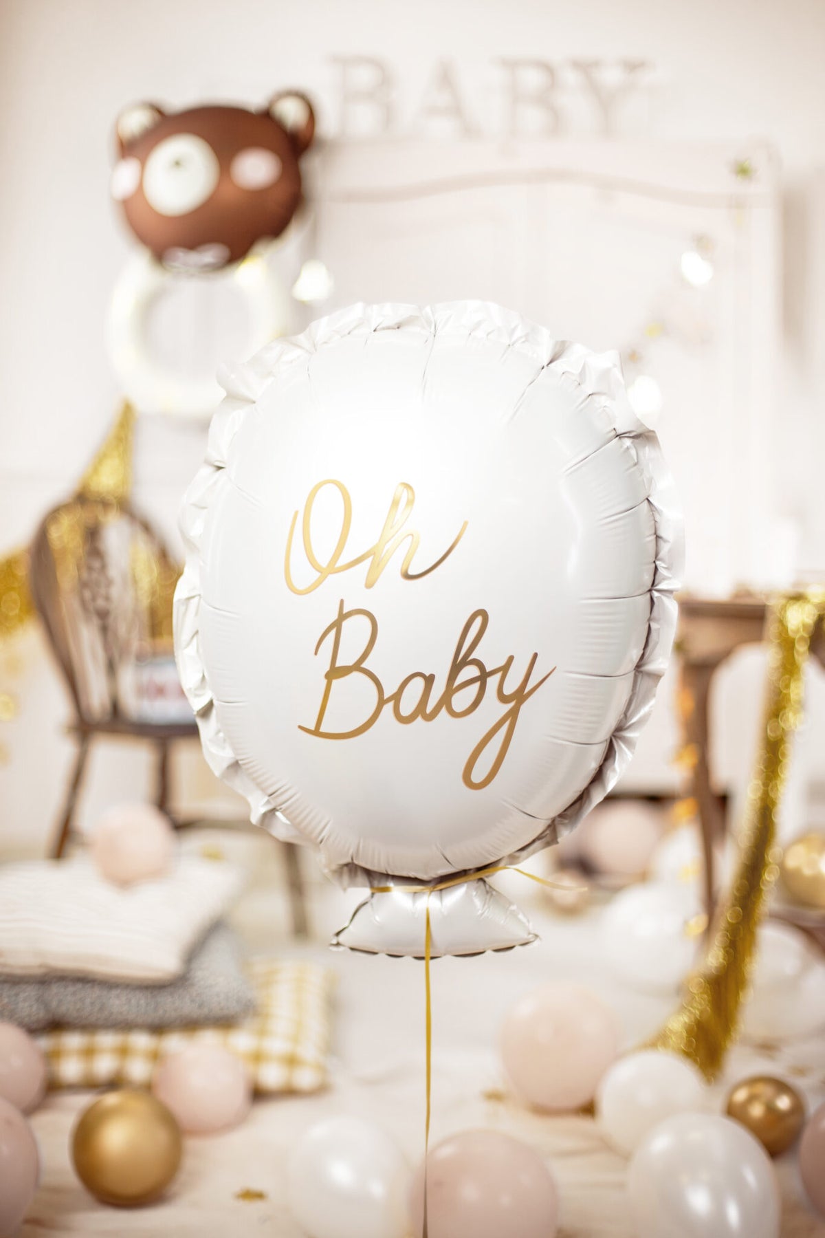 Gold Oh Baby Folyo Balon