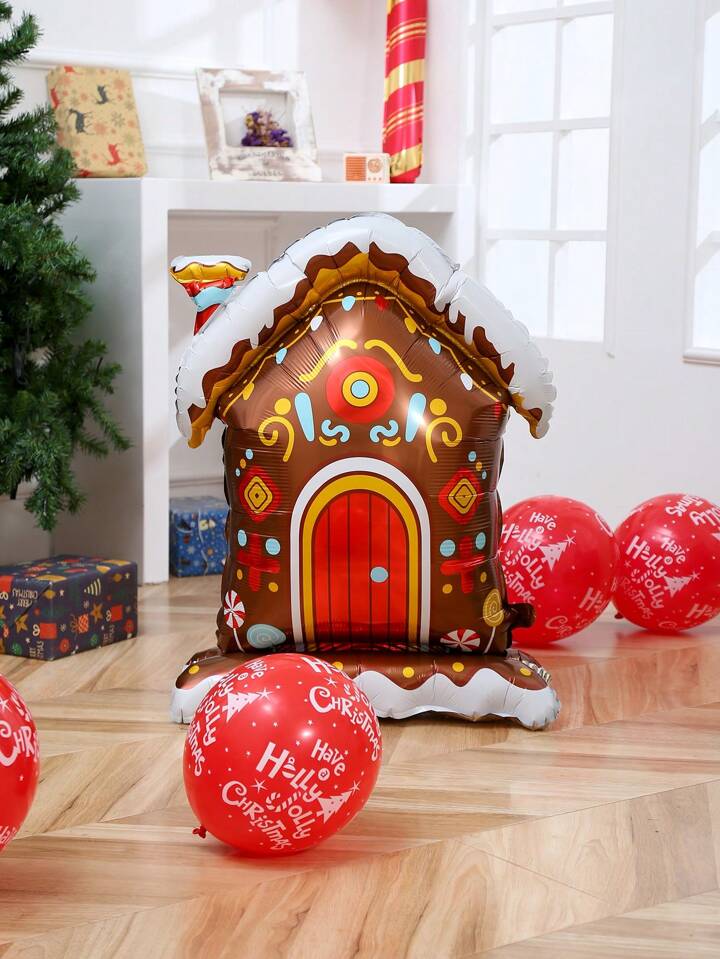 Ayaklı Çikolata Evi Folyo Balon