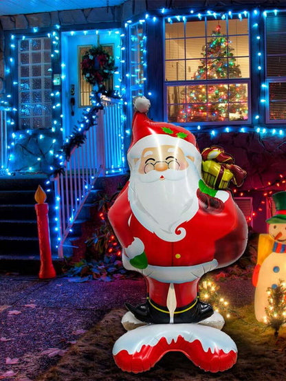 Ayaklı Noel Baba Folyo Balon