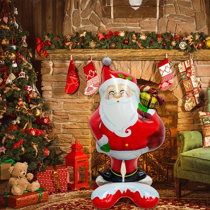 Ayaklı Noel Baba Folyo Balon