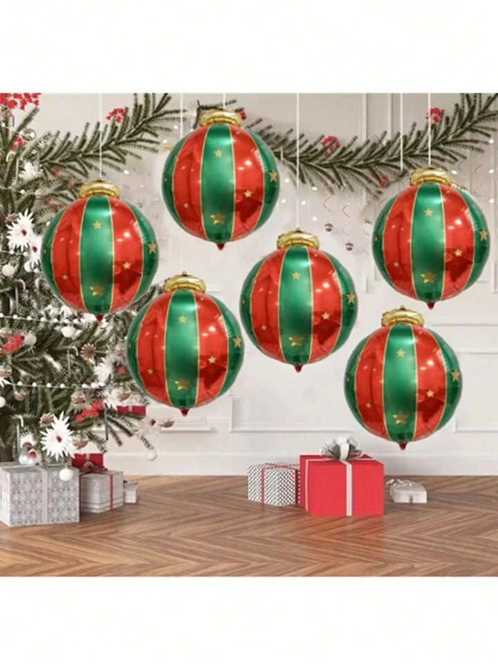 Yılbaşı Süs Topu Folyo Balon