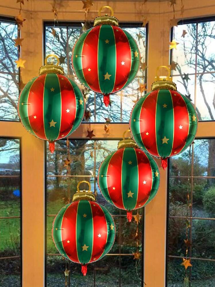 Yılbaşı Süs Topu Folyo Balon