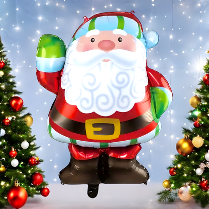 Noel Baba Figür Folyo Balon