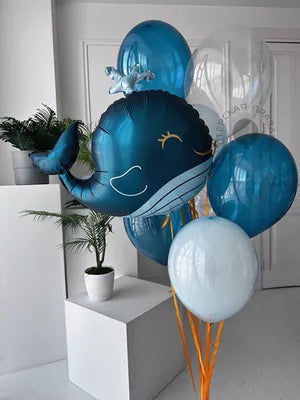Mavi Balina Folyo Balon