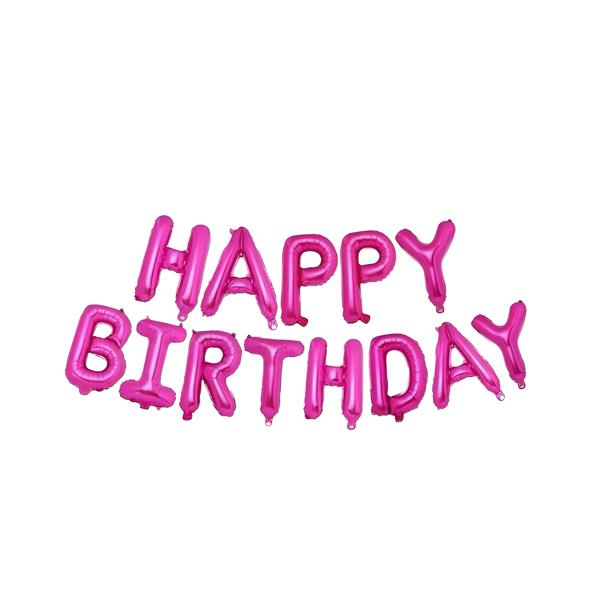 16" Pembe Happy Birthday Folyo Balon