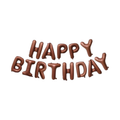 16" Çikolata Happy Birthday Folyo Balon