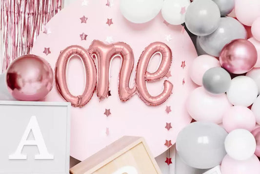 Rose One Birleşik Yazı Folyo Balon