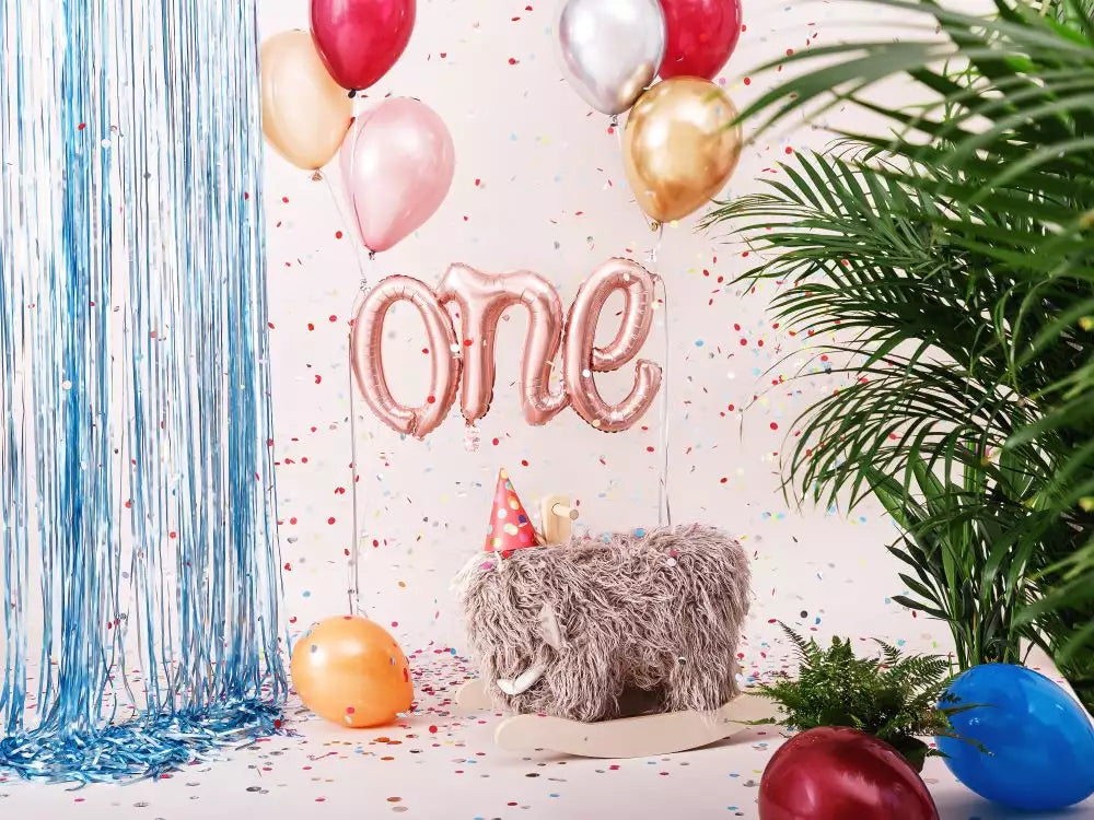 Rose One Birleşik Yazı Folyo Balon