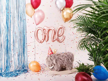 Rose One Birleşik Yazı Folyo Balon