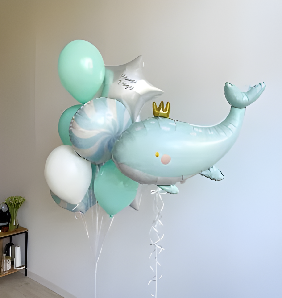 Yeşil Balina Folyo Balon