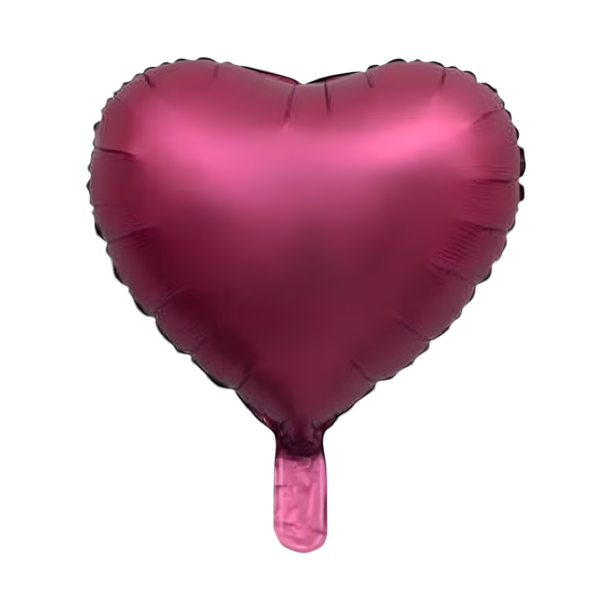 18" Saten Fuşya Kalp Folyo Balon 50'li Paket