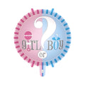 18" Pembe Mavi Bebek Yuvarlak Folyo Balon