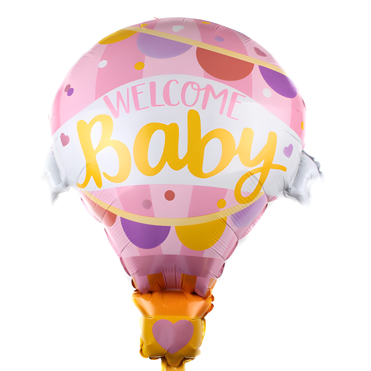 Pembe Welcome Baby Folyo Balon