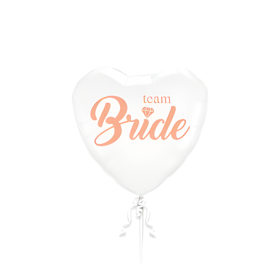 18" Team Bride Kalp Folyo Balon