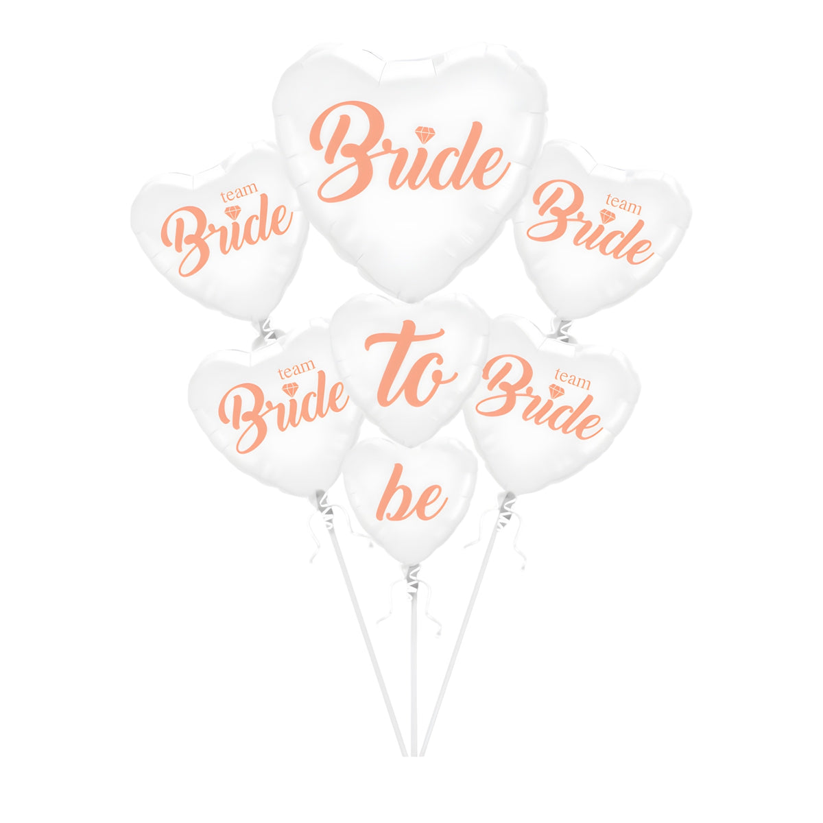 Bride To Be Kalpli 5'li Folyo Balon Seti