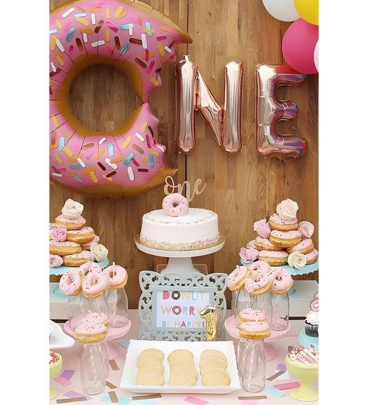 One Donut Yazı Folyo Balon