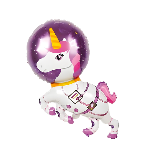 Astronot Unicorn Folyo Balon