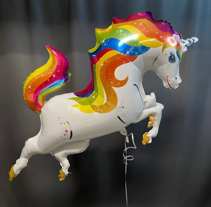 Gökkuşağı Unicorn Folyo Balon