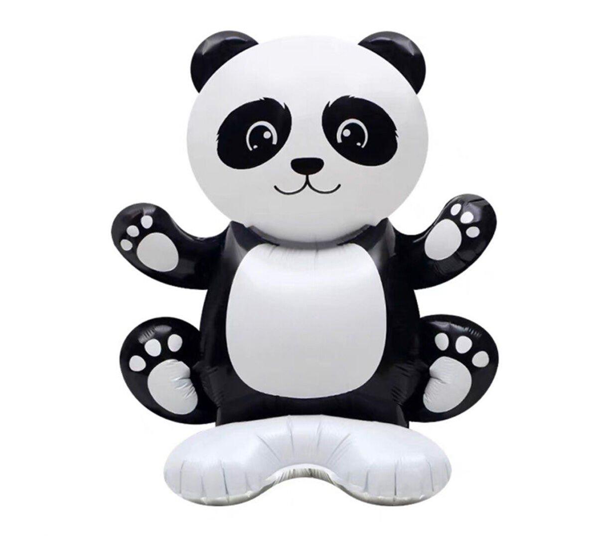 Ayaklı Panda Folyo Balon