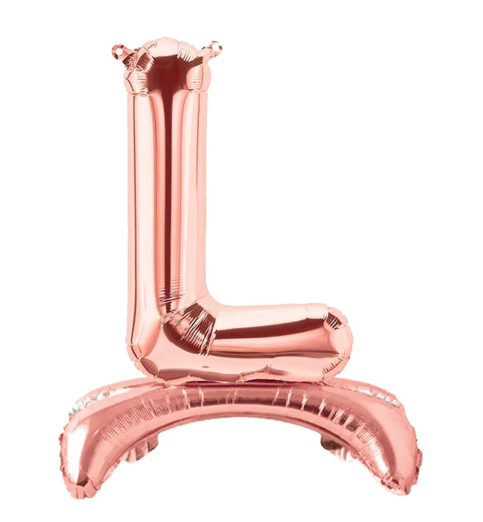 Ayaklı 34" Bronze Harf Folyo Balon - L