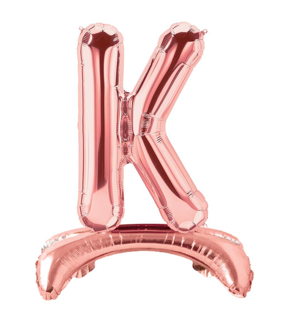 Ayaklı 34" Bronze Harf Folyo Balon - K