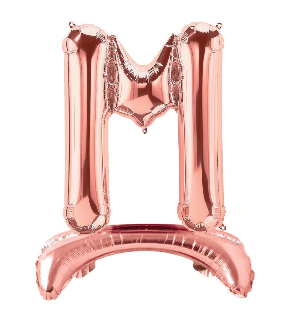 Ayaklı 34" Bronze Harf Folyo Balon - M
