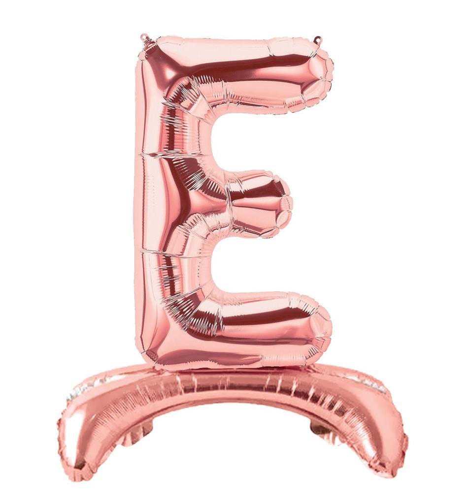 Ayaklı 34" Bronze Harf Folyo Balon - E